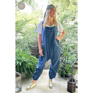 Jaded Gypsy Headed Out Romper in Blue One Size